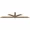 Ekena Millwork Redmond Rough Sawn Timber Gable Bracket, Douglas Fir, 84"W x 21"H x 2"D x 4"F, 6/12 Pitch GBW084X21X0204RED00RDF - alternate 2
